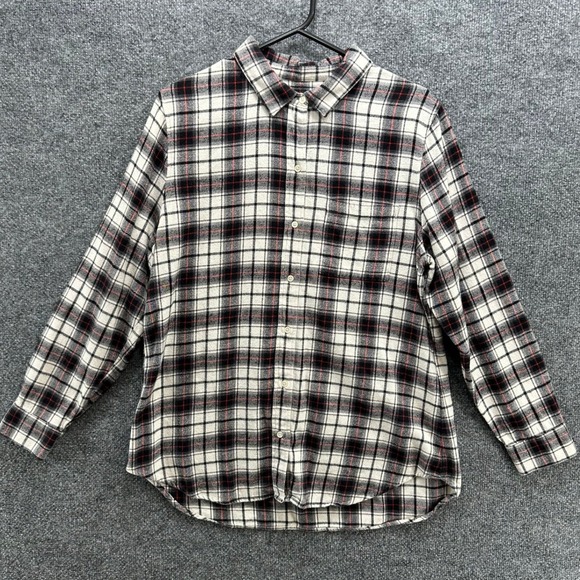 Banana Republic Tops - Banana Republic Boyfriend Fit Flannel Shirt Womens Large, 100% cotton